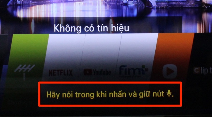 Tìm kiếm bằng giọng nói trên tivi LG